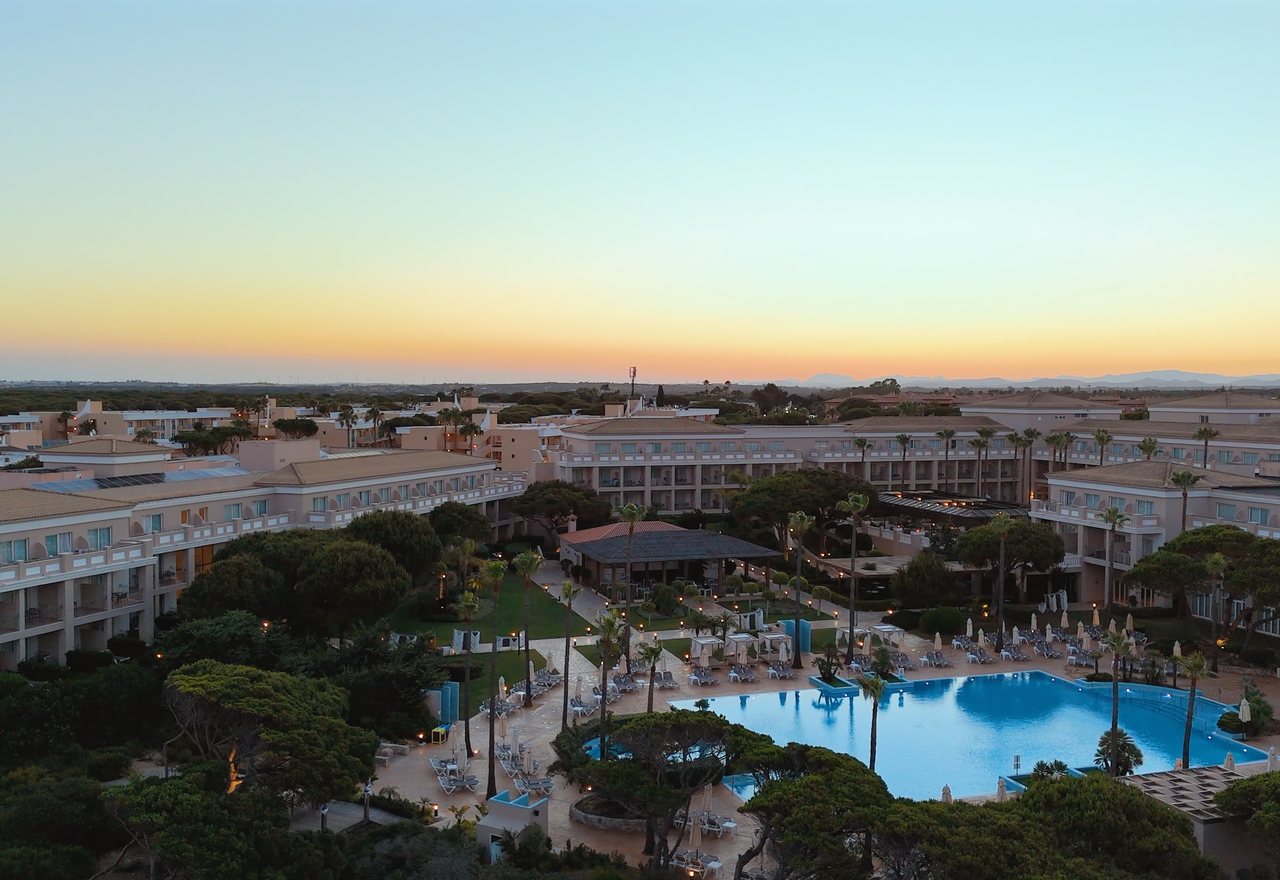 Hotel Valentín Sancti Petri visto desde el aire